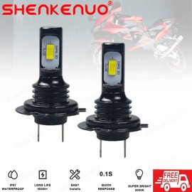 SHENKENUO LED Headlight Bulbs Kit 6000K For Honda CBR600F4i 2001-2006 & CBR600RR 2003-2022