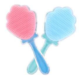 WOONEKY Detangler Brush Set Hair Brush Massage Combs for Wet Dry Hair Scalp Combs for Women Men Boys and Girls Hair Combs Set for Barbershop