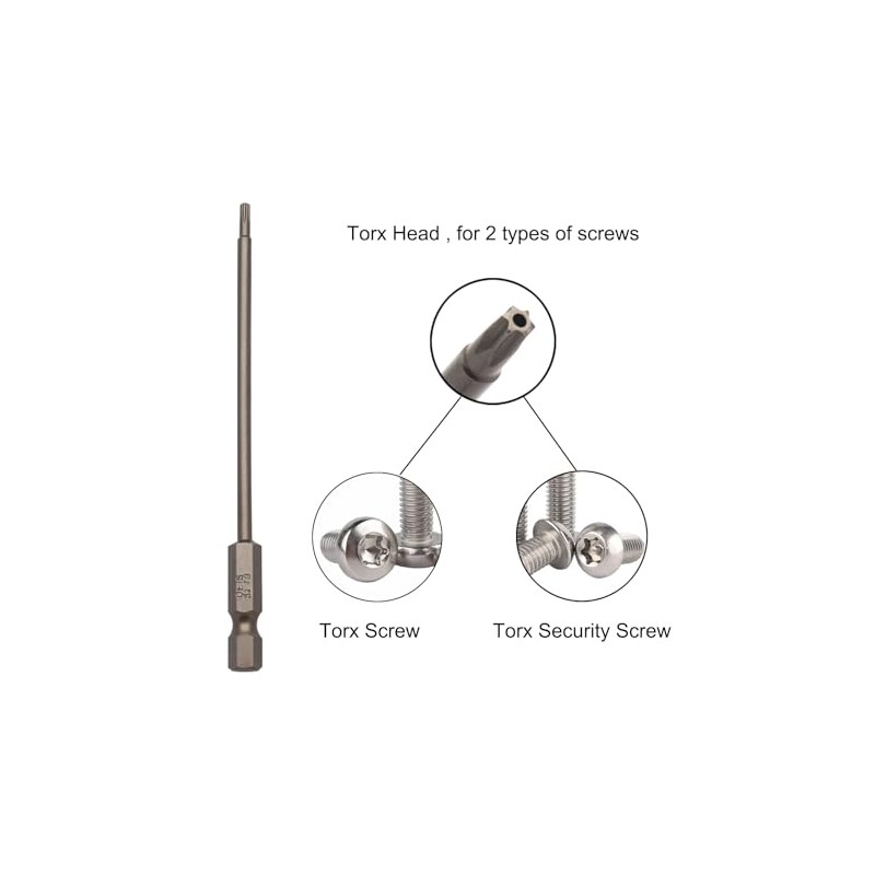 11Pcs Security Torx Bit Set Tamper Proof Torx Bits Magnetic
