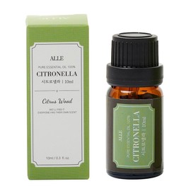 Alle Pure Essential Oil 100% Citronella, 10ml, 1 piece / 알레 퓨어 에센셜 오일 백프로 시트로넬라, 10ml, 1개
