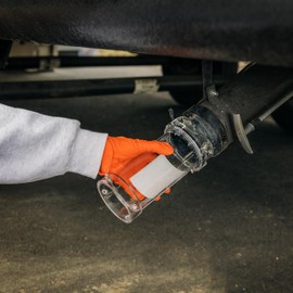 Camco 39582 Wohnmobil-Abwasserverlängerung, 17,8 cm, transparenter Adapter, 17,8 cm