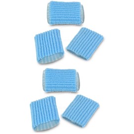 Antbacterial Gel Toe Pads (Medium) Pack of 6 | Protect Toes from blisters, rubbing, Overlapping and Hammer Toes | Silipos Quality