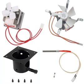 Outspark Auger Motor Replacement Parts for All Pit Boss/Traeger Wood Pellet Grills and Camp Chef Smoker Grill,with 1 Auger Motor Shaft Nuts and Bolts