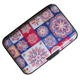 EZ LIFE PRODUCTS Mini RFID Aluminum Wallet Credit Cards Holder Business Card Case Metal ID Case for Men Women