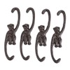 OwnMy Set of 4 Heavy Duty Cast Iron S Monkey