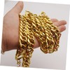 COLLBATH Golden Chain Necklace for Men 60cm Imitation Jewelry Stylish