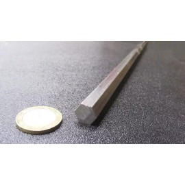 Unbranded 12L14 Carbon Steel Hex Rod 7/16" Hex x 6 Foot Length