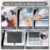 Sfee Car Window Shade for Side Windows, 2 Pack Sun