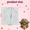TAOXIBEI Pirate Polymer Clay Mold Pirate Skull Silicone Molds