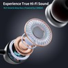 ZIQOPGD Neckband Retractable Bluetooth Headphones, Wireless Headset with 22H Playtime,