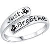 Anillo de plata de ley 925 con diseño de mariposa