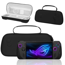 Carrying Case for ASUS ROG Ally X Case BEADY ASUS Gaming PC ROG Ally X RC71L 7" Portable Cover Pouch Protective Case Black