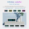 Alarm clock bedroom alarm clock with atmosphere light gradient color