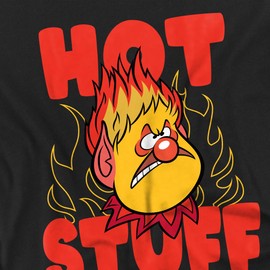 Popfunk The Year Without Santa Claus Hot Stuff Women's Crew Sweatshirt, Black, Large