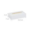 Relaxdays Wooden Toothpicks, Set of 5000, Thin Dental Woods, for