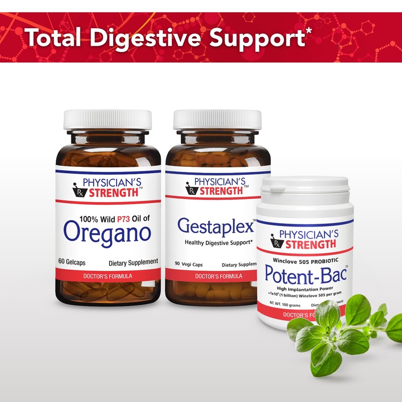 Physician's Strength Orega Slow-Release - 60 Capsules - Intestinal Support