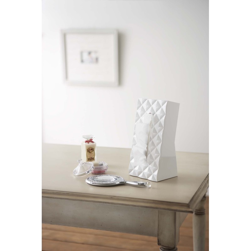 Yamazaki Industries Tissue Case Diamond White 6414