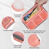 Bento Lunch Box, Kids, MaMix Containers for Adults/Students,1300ML- 6 Compartment