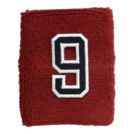 Sports Farm - Custom Jersey Number Sports Wristband 3.5" (Raspberry)