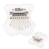 Thumb Piano Crystal Mini Portable Fruit Mbira Music Instrument for