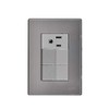 iGoto INOX1009 con 2 apagadores sencillos y 1 contacto de