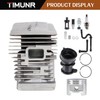 Timunr Chainsaw Cylinder Piston Kit 49mm Replacement for Stihl MS390