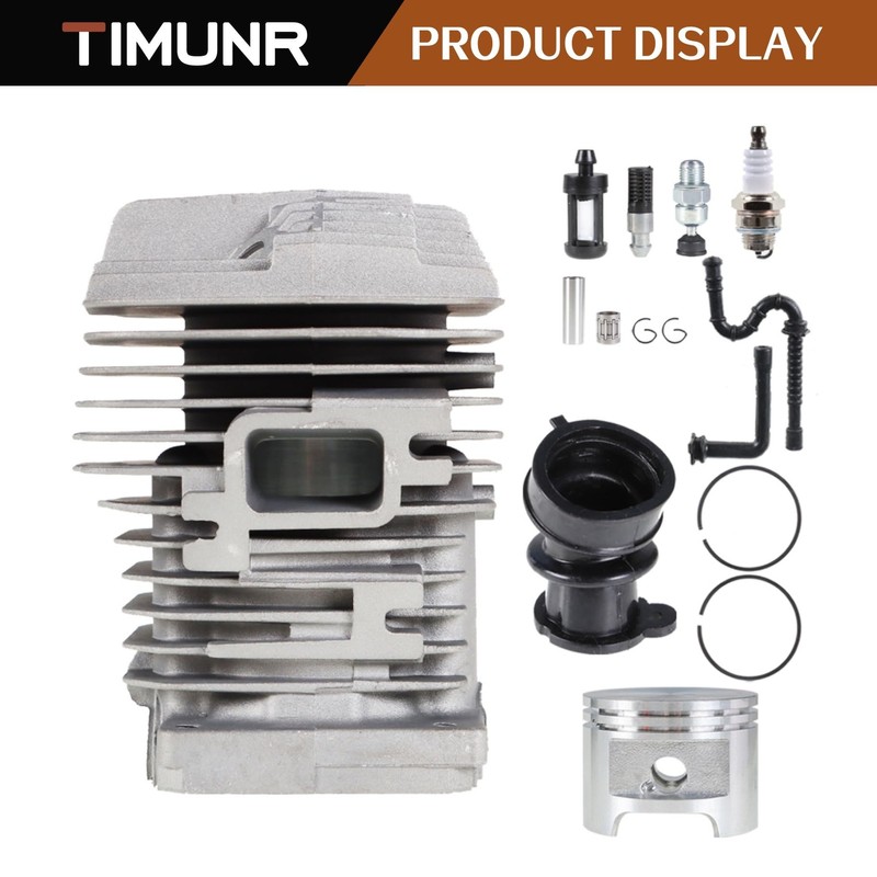 Timunr Chainsaw Cylinder Piston Kit 49mm Replacement for Stihl MS390