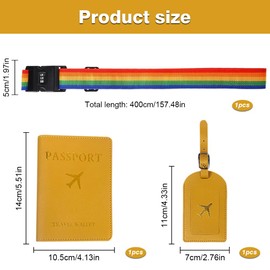 Luggage straps with locks, Luggage Strap Colors Travel Packing Straps with Number Lock Travel Suitcase Belts Suitcase Tags with Name ID Card Packing Straps for Suitcases Strap