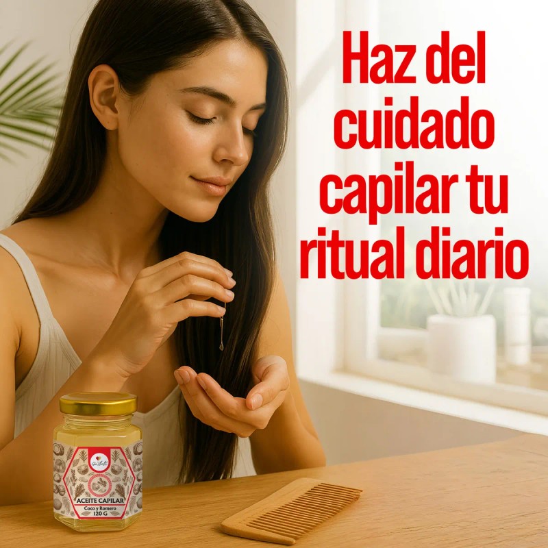 Aceite Capilar Crecimiento Coco Y Romero 120g Ga Tlali
