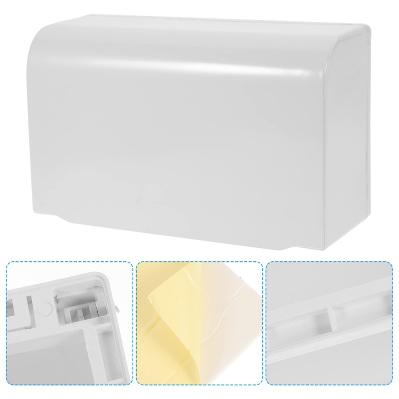 DOITOOL Cover Splash-Proof Waterproof Double-Position Security Light Protection White 20.2X12.1CM