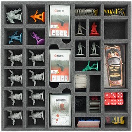 Feldherr AG041ZC03 41 mm foam tray compatible with Zombicide Season 1 Core Game Box