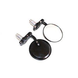 Rin Parts(リンパーツ)バイクミラー バーエンドミラー ブラック 1101552