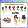 Bememo 100 Pcs Jesus Toys Original Design Mini Rubber Little
