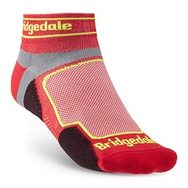 Bridgedale TRAIL RUN Ultralight T2 Coolmax Sport Low-Men's- Large-Red