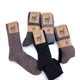 Frencis Socks for Men and Women, Alpaca Wool, Short Calf Socks, Thermal Socks Made of Double Wool Yarn (Pack of 4 Pairs), 8 pairs