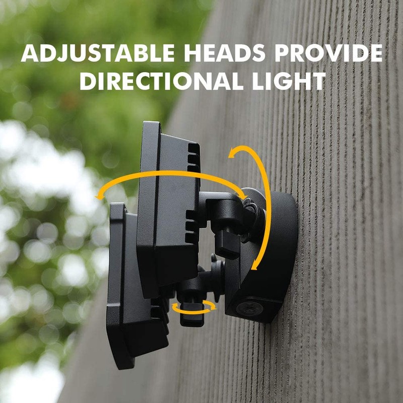 UME 2-Pack 19W Dusk to Dawn LED Security Light Outdoor,