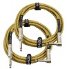 GLS Audio 2-Pack GLS Audio 20ft Tweed 1/4" Instrument Cable,