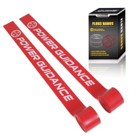 POWER GUIDANCE Floss Bands(2 Pack) - Compression Bands - Mobility & Recovery Bands - for Improving Movement, Warming Muscles, Increasing Circulation & Reducing Soreness