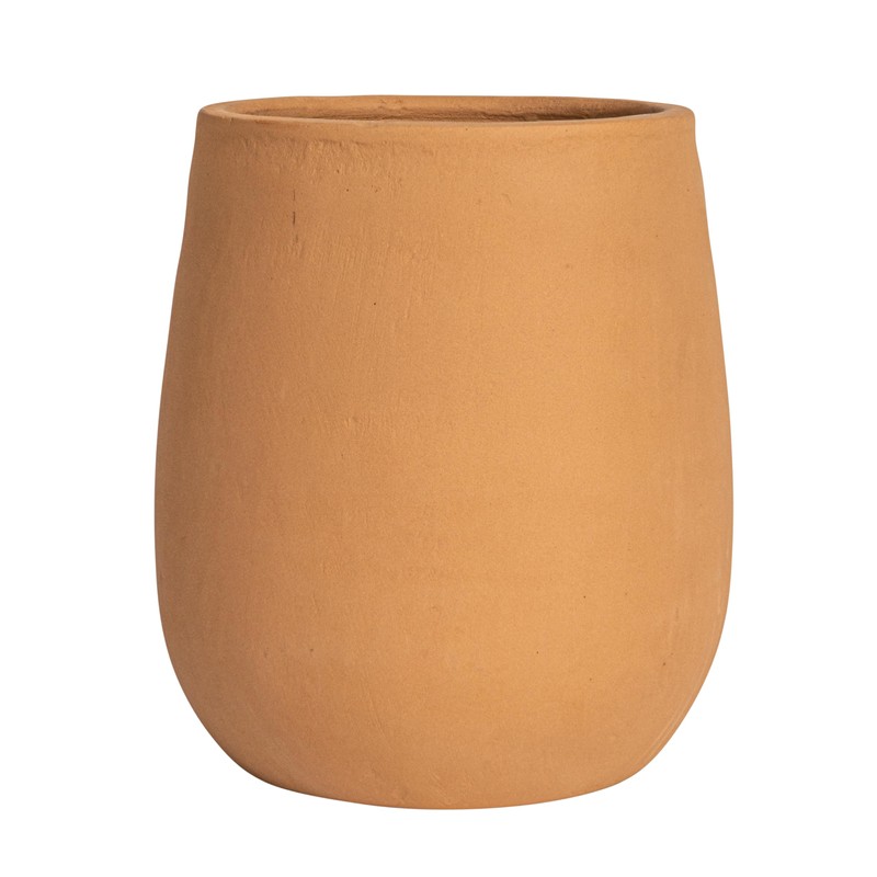 Creative Co-Op Orange Terracotta Crock