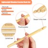 Katech 12Pcs Crochet Hook Set, 3mm-10mm Inline Crochet Hooks Ergonomic