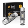 Alla Lighting 36mm C5W 6418 LED Bulbs CAN-Bus Festoon, 6000K