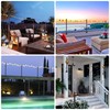 Suchtale 4 Pack 2.8 FT String Light Poles, Suspension Outdoor