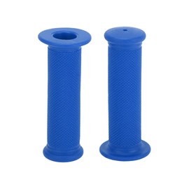 TUCKBOLD Bike Handlebar Grips Covers 117mm Long Lightweight | Bicycle End Grips Protector Blue 1 Pair