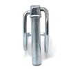 Design61 2x Folding Pipe Pin 6 x 45 mm Galvanised