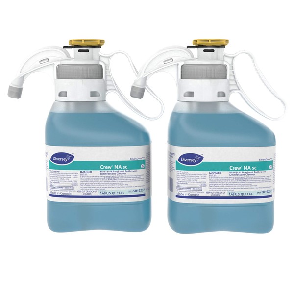Diversey-5019237CT Crew Non-Acid Bowl and Bathroom Disinfectant Cleaner - Blue