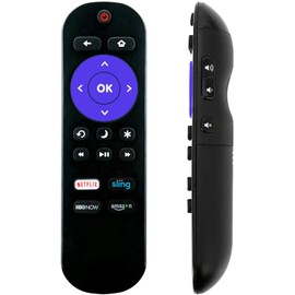 Universal Remote Control Compatible with All Sharp ROKU Smart TVs