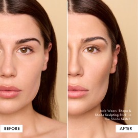 ICONIC LONDON Shape and Shade Sculpting Stick Shade Sketch (light) | Mega-Blurring Creamy Sculpting Stick, Seamless Apllication for Silky Finish, Cruelty Free, Vegan Makeup, 0.21 oz.