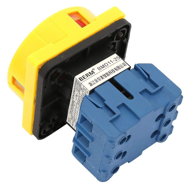 Rotary Cam Switch 3-Pole 2-Position Load Circuit Breaker Switch On-Off