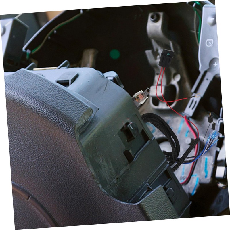 BUGUUYO Car Horn Kit Button Horn Wire Harness Adapter Replacement