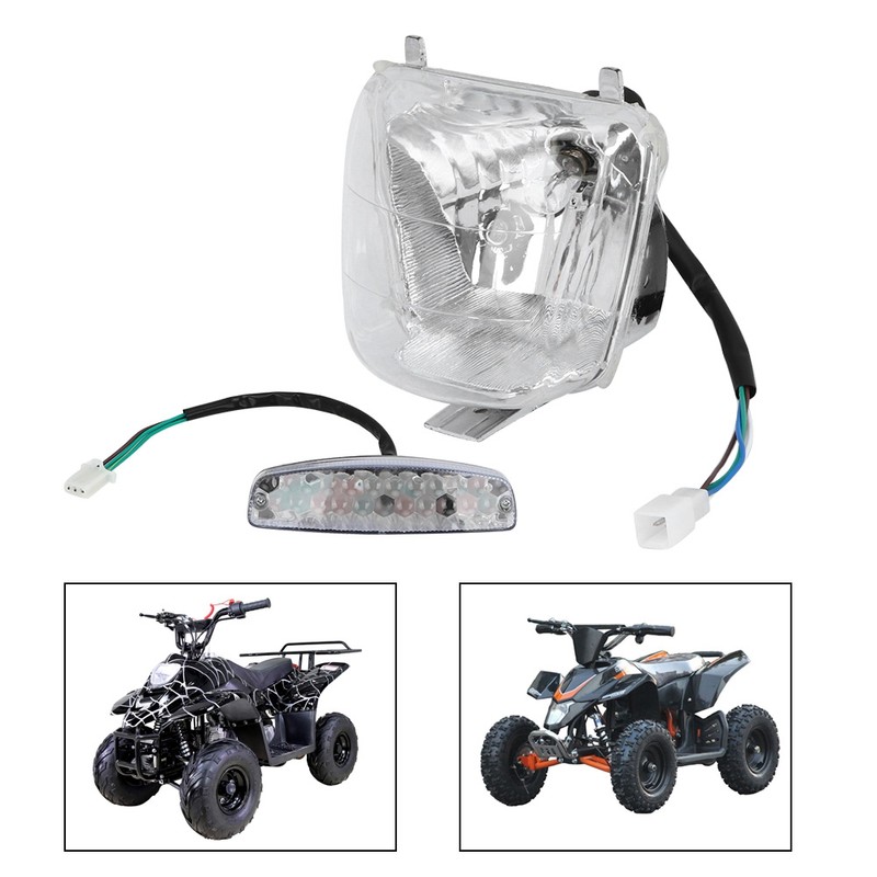 12V Head Rear Tail Light Lamp Dinosaur Style Fit for